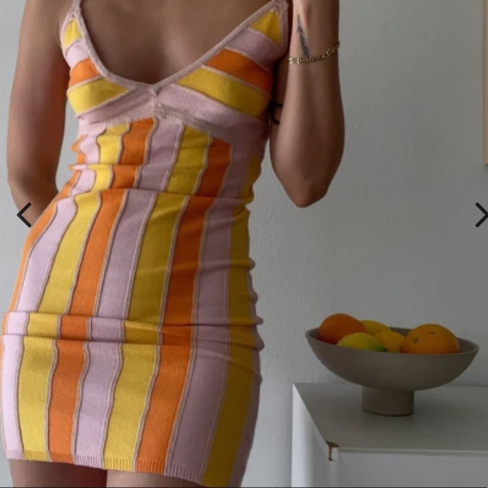 Colorful mini dress - Picture 2 of 3
